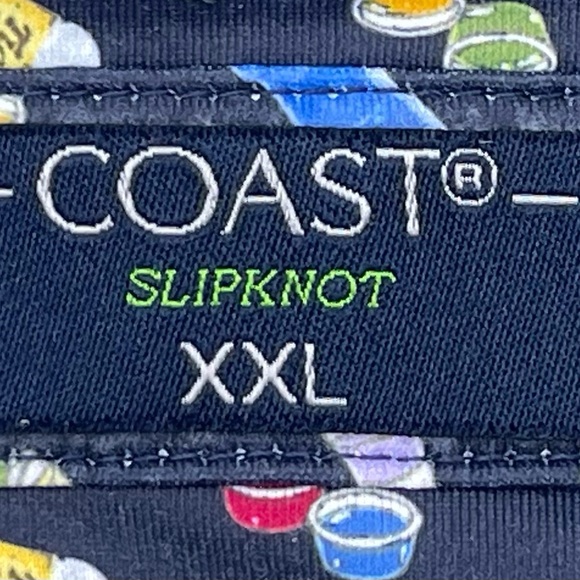 Coast Slipknot Golf Polo Cocktail & Gummy Themed Navy Blue Men’s Size XXL - Picture 8 of 10